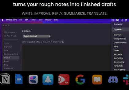 هوش مصنوعی Writers brew