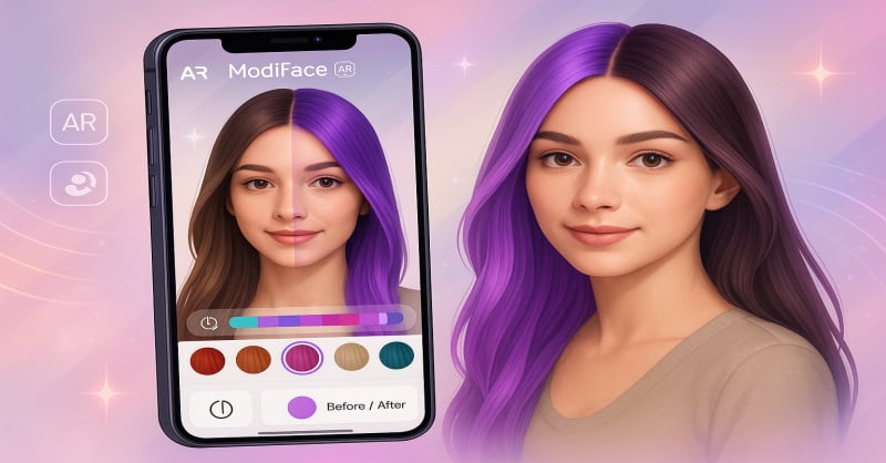 اپلیکیشن ModiFace Hair Color