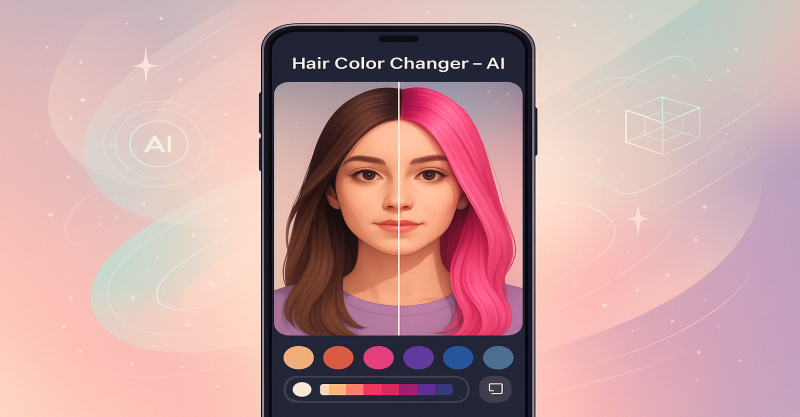 اپلیکیشن Hair Color Changer - AI