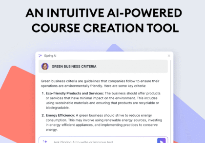 هوش مصنوعی iSpring Page