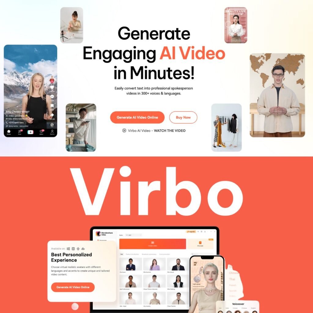 هوش مصنوعی Wondershare Virbo