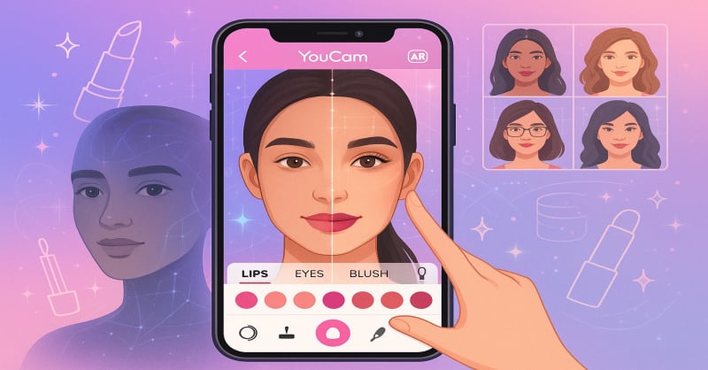اپلیکیشن YouCam Makeup