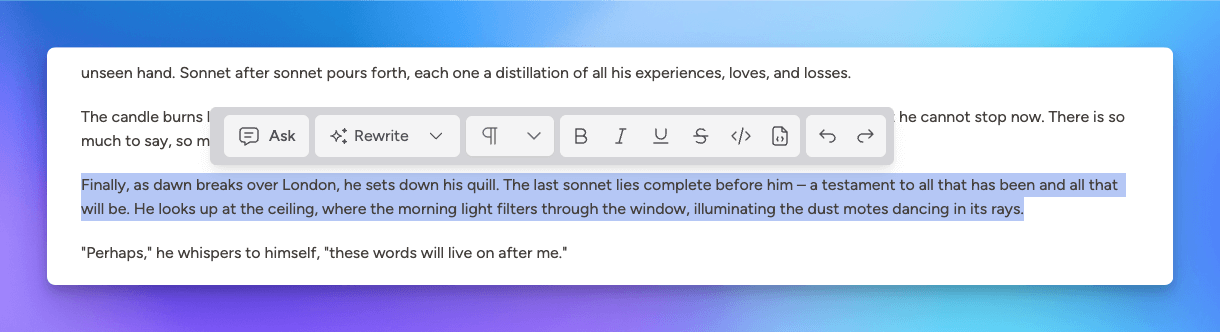 میتونی حالت Forge رو با انتخاب گزینه New Forge Canvas زیر منوی New Conversation فعال کن