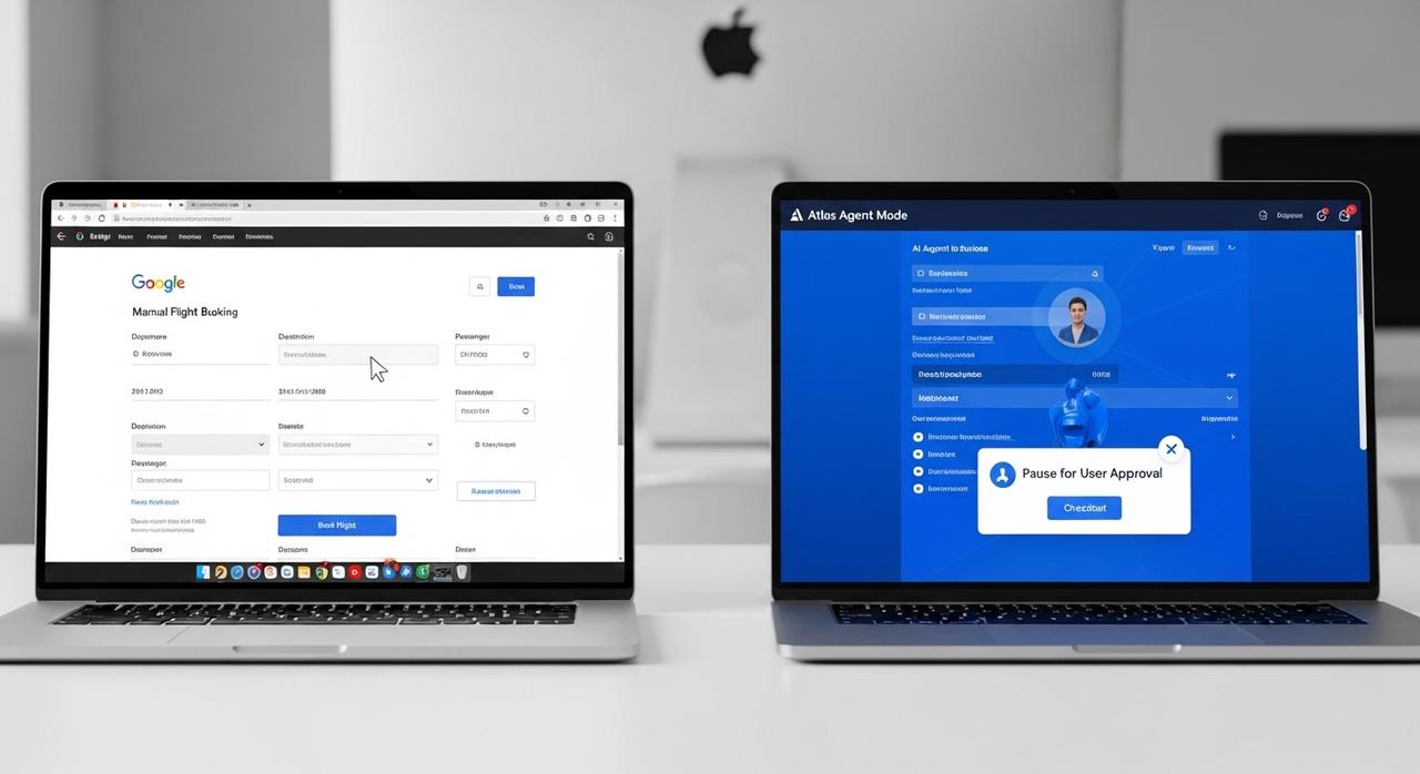 Book Flight Agent chatgpt atlas