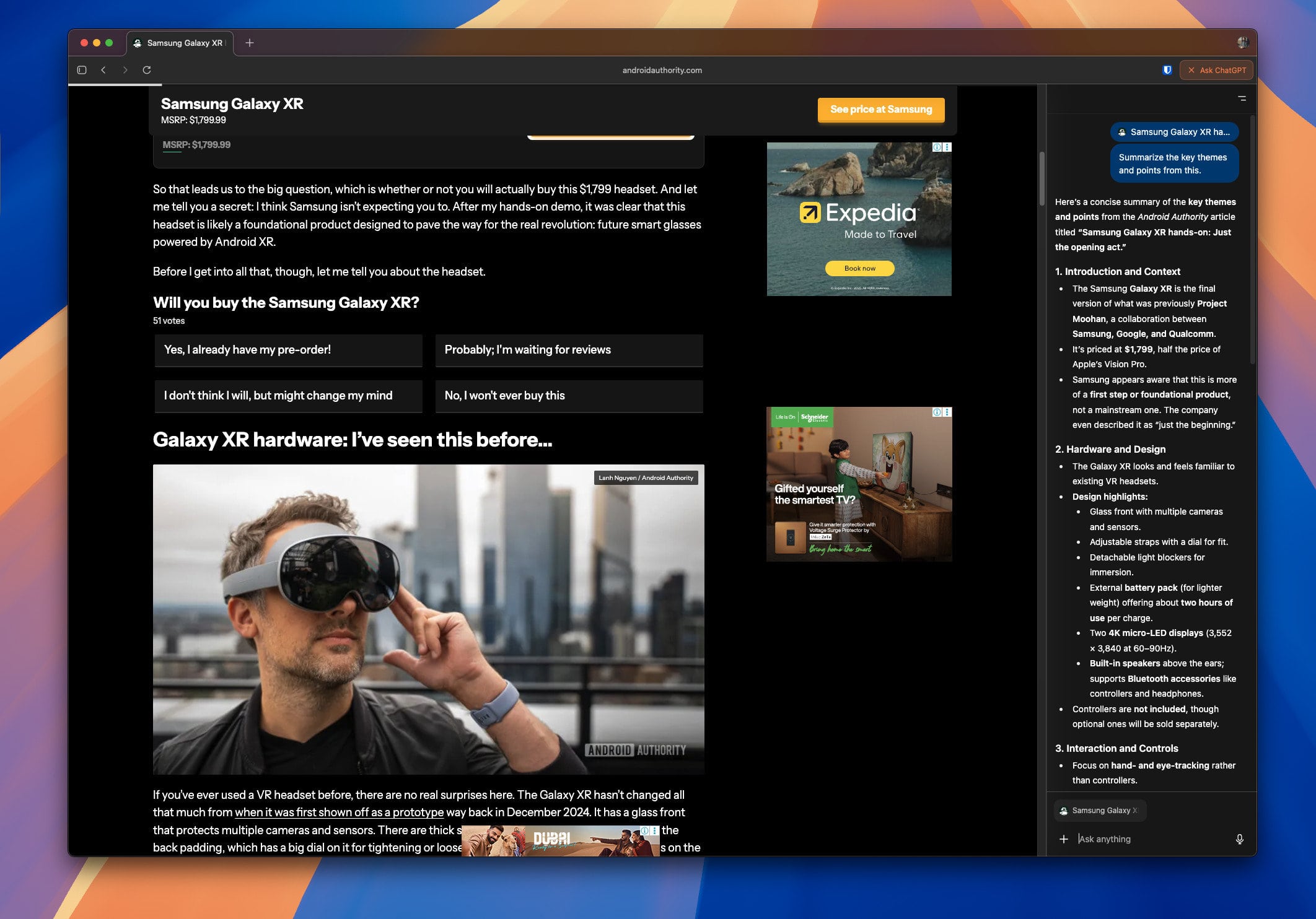 chatgpt atlas sidebar chat پنل گفتوگو کنار صفحه (Sidebar/Split View) در چت جی پی تی اطلس
