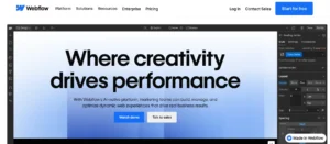 ساخت وبسایت با ابزار webflow